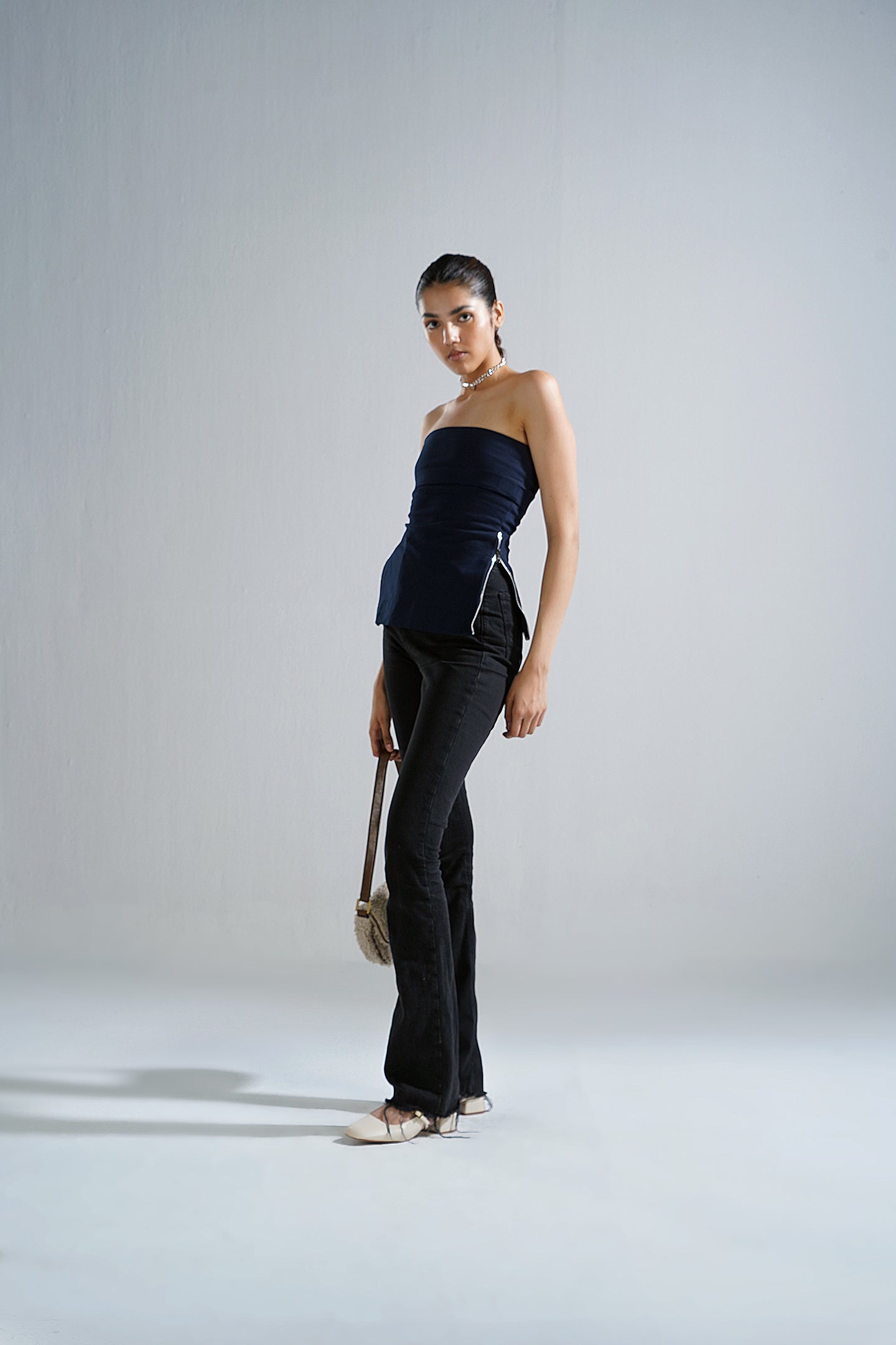 Zips And Slits Top