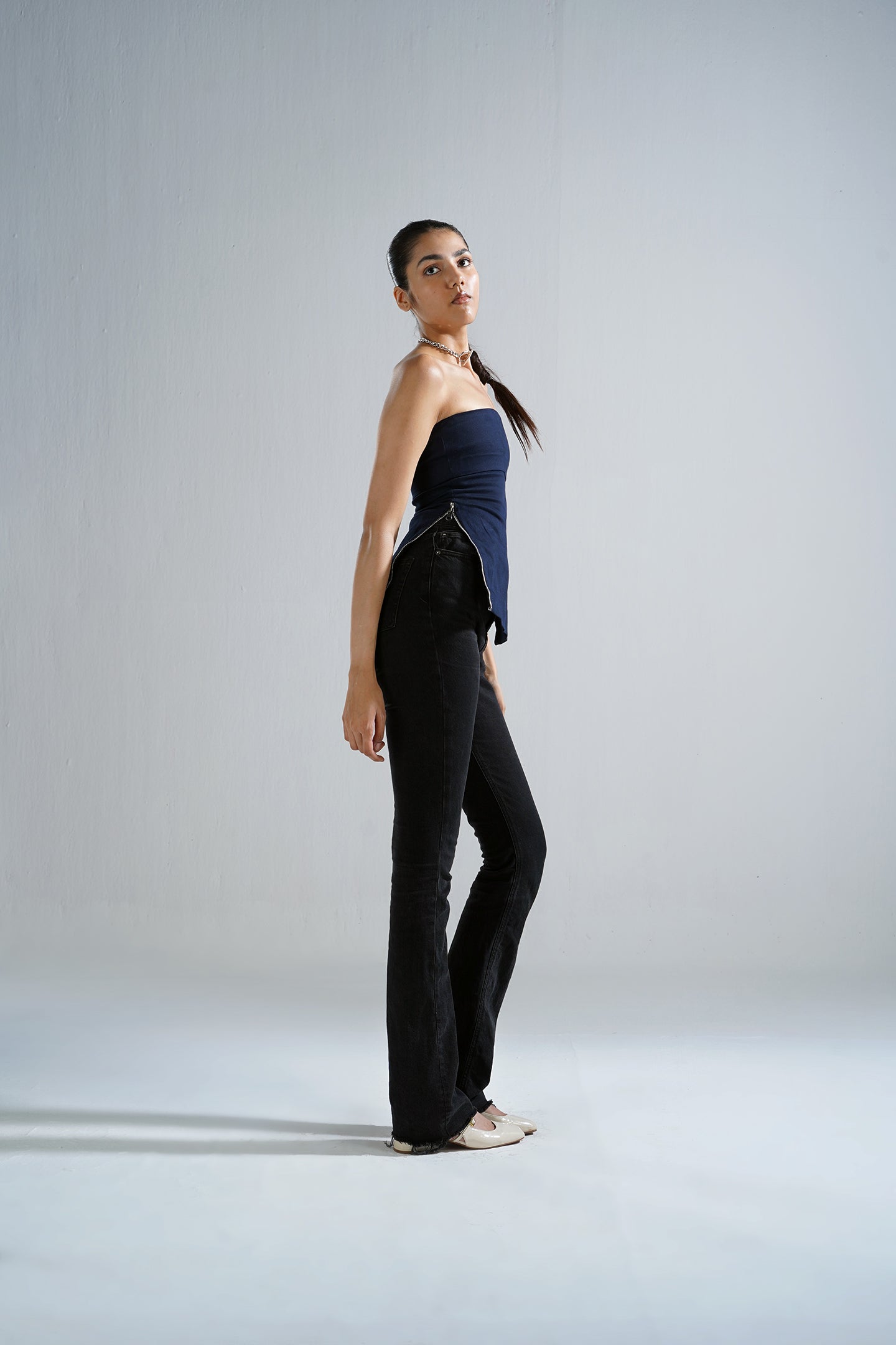 Zips And Slits Top