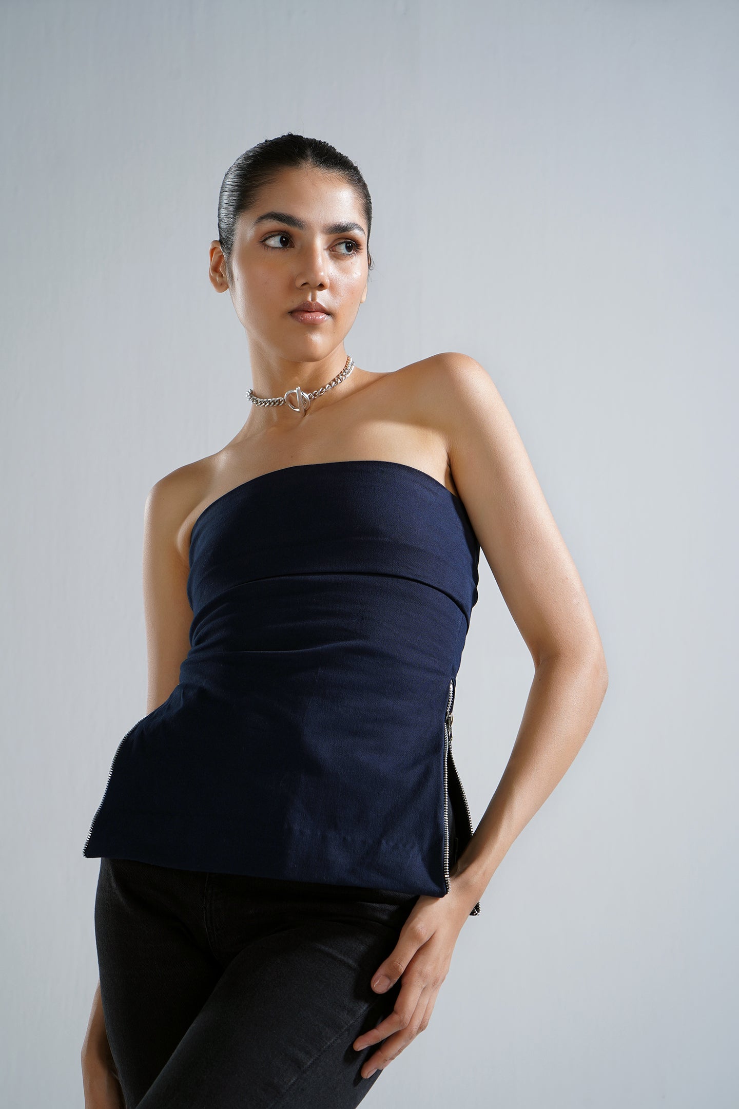 Zips And Slits Top