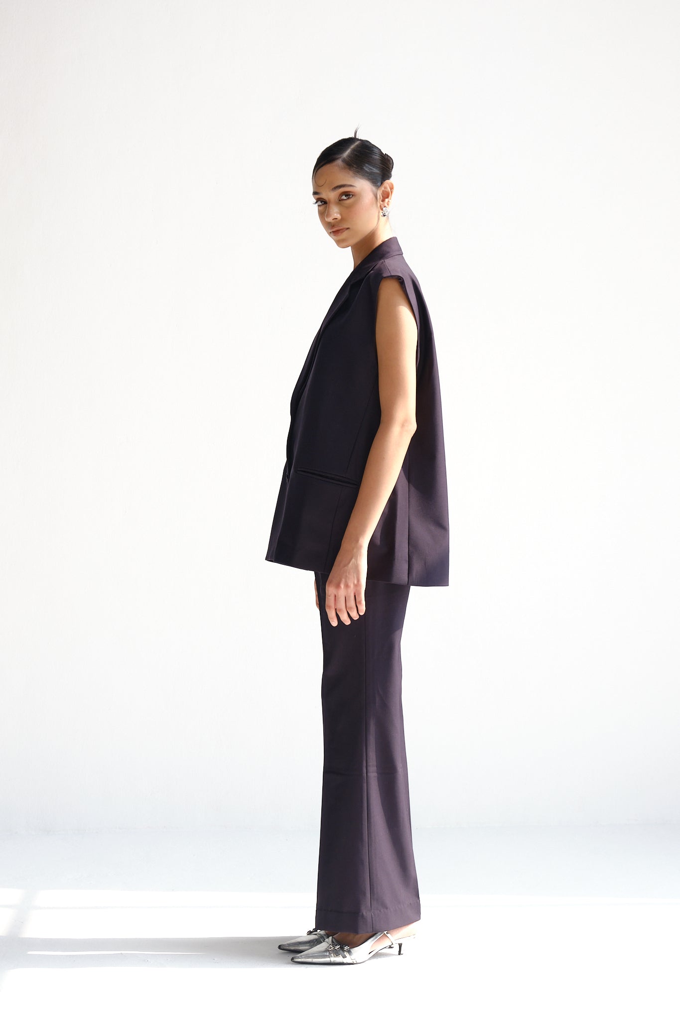 Sleeveless Waistcoat | Space Blue