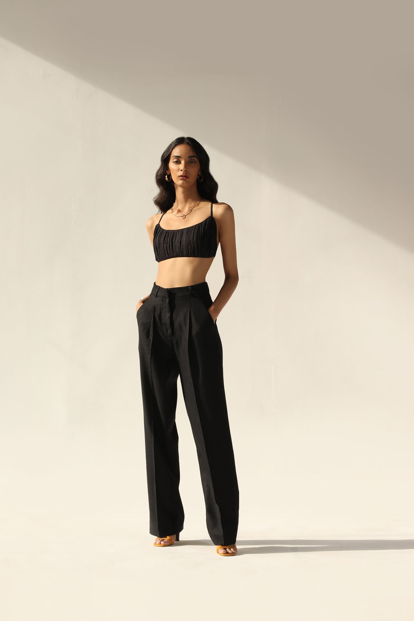 Straight Pants | Black
