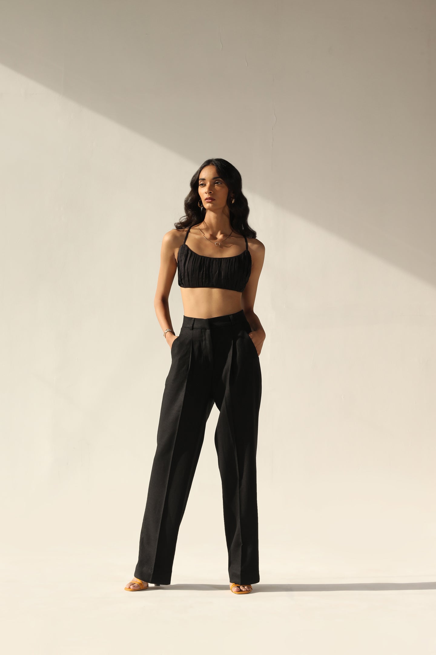 Straight Pants | Black