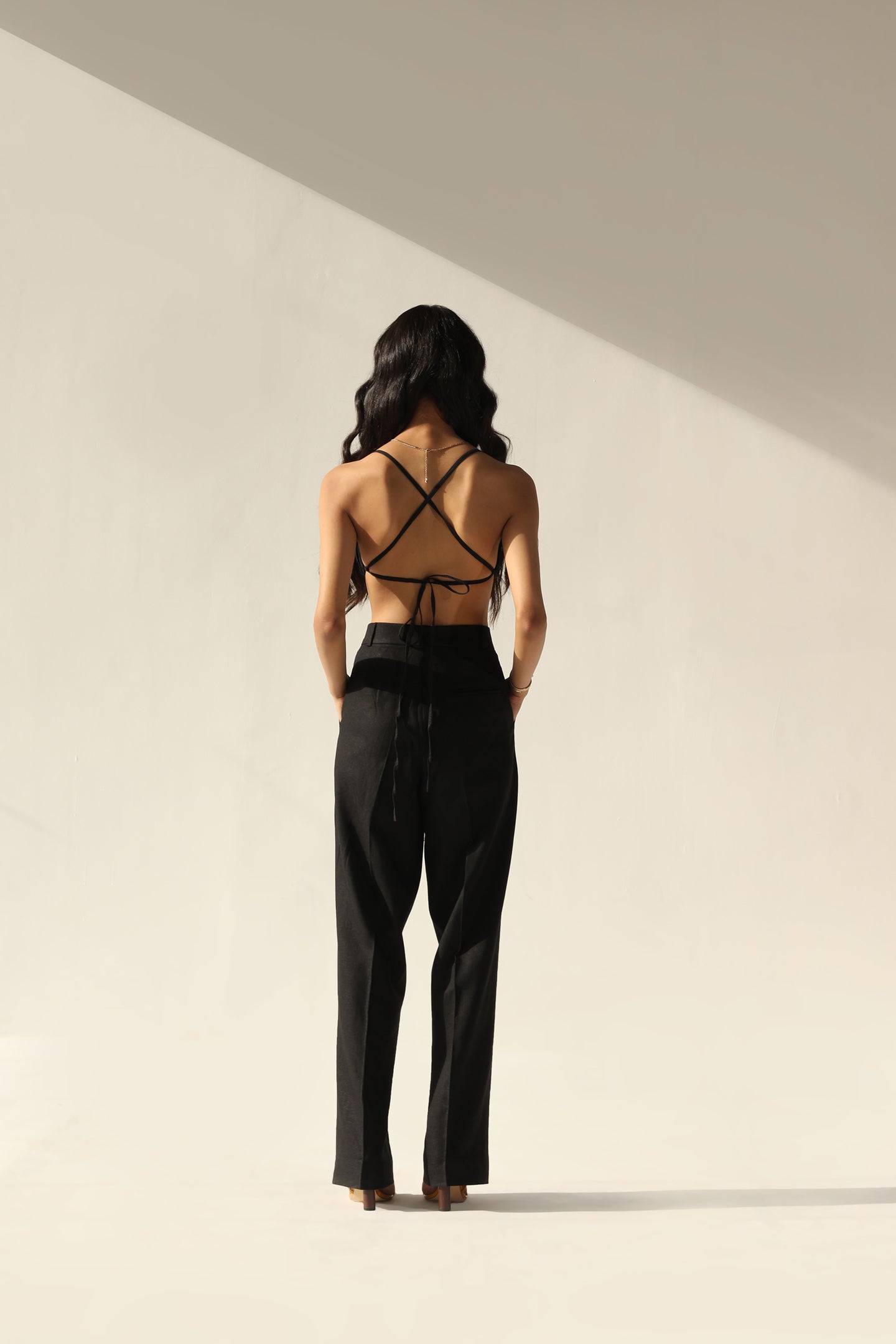 Straight Pants | Black