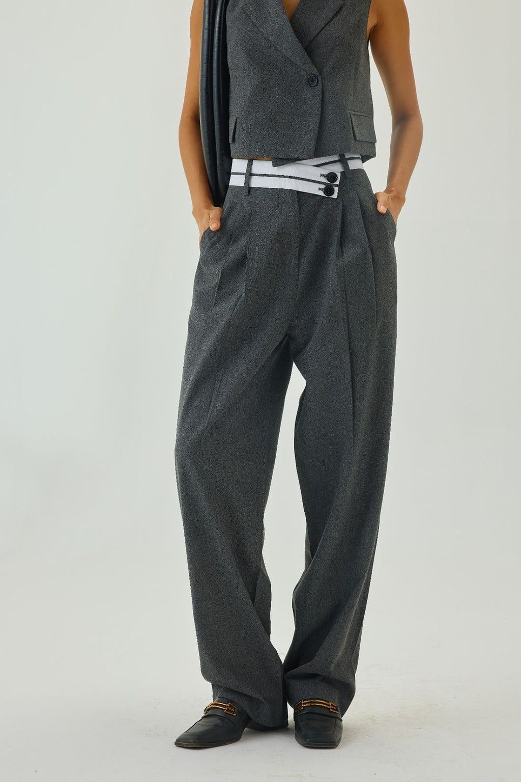 Hot Cross Pants | Grey
