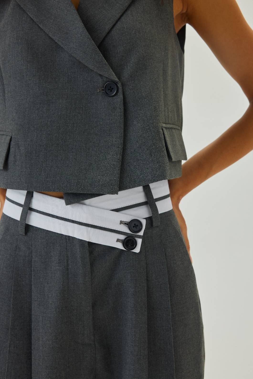 Hot Cross Pants | Grey
