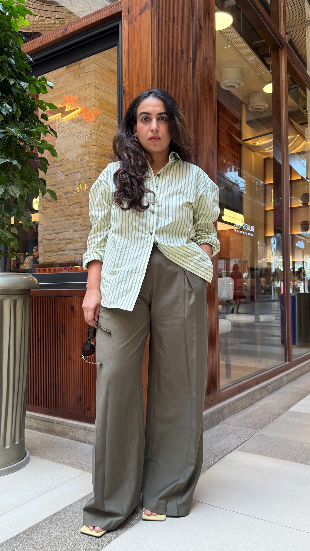 Lemon & Green Striped Shirt