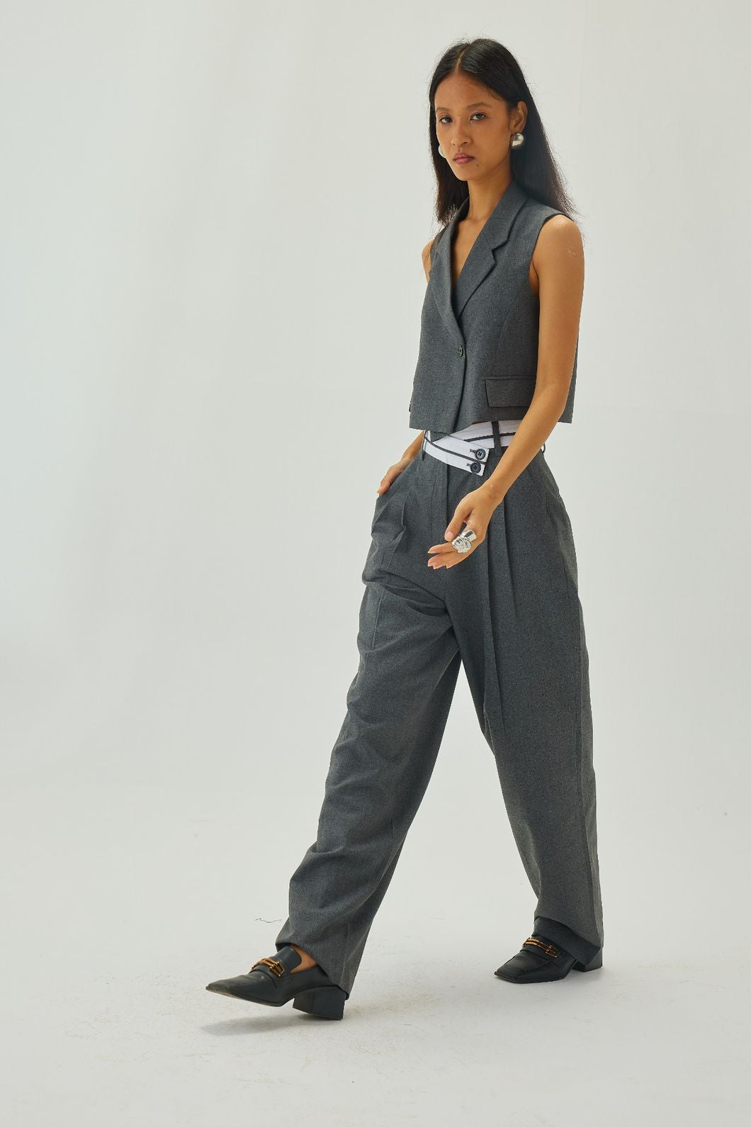 Hot Cross Pants | Grey