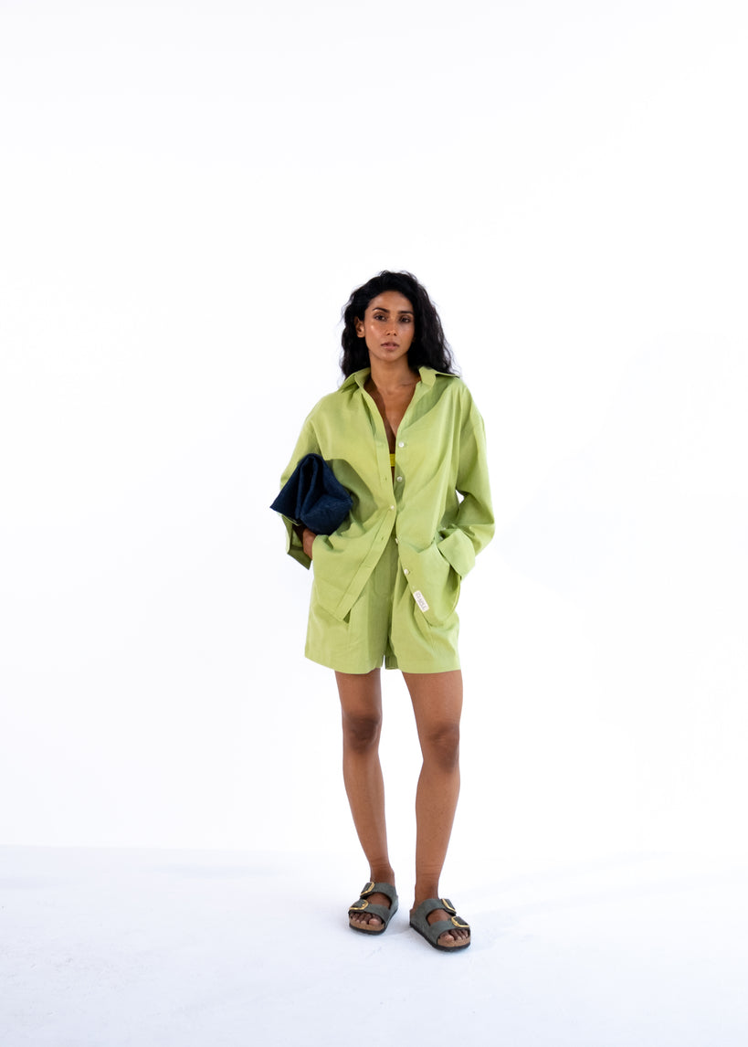 Linen oversized shirt