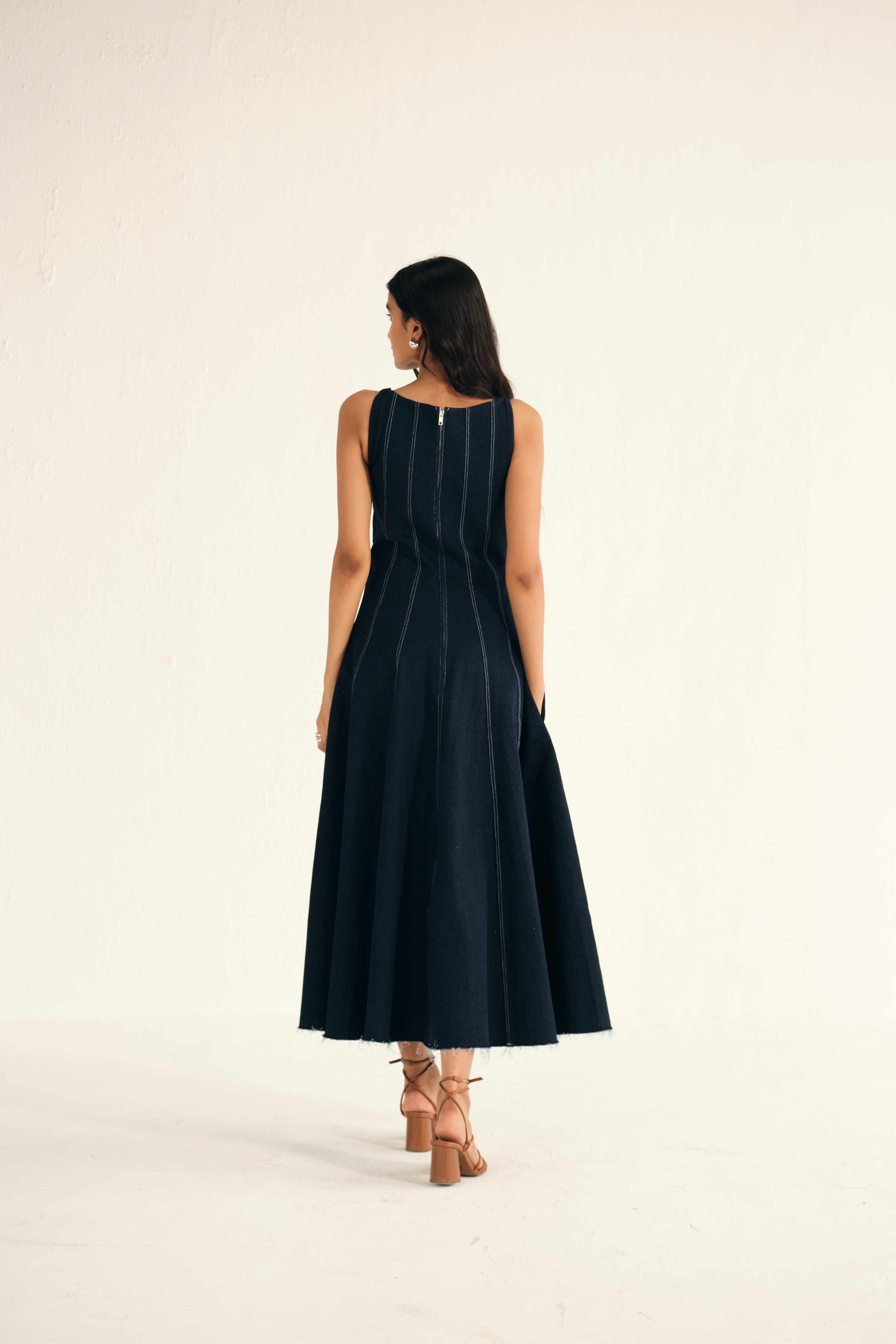 Denim Midi Dress