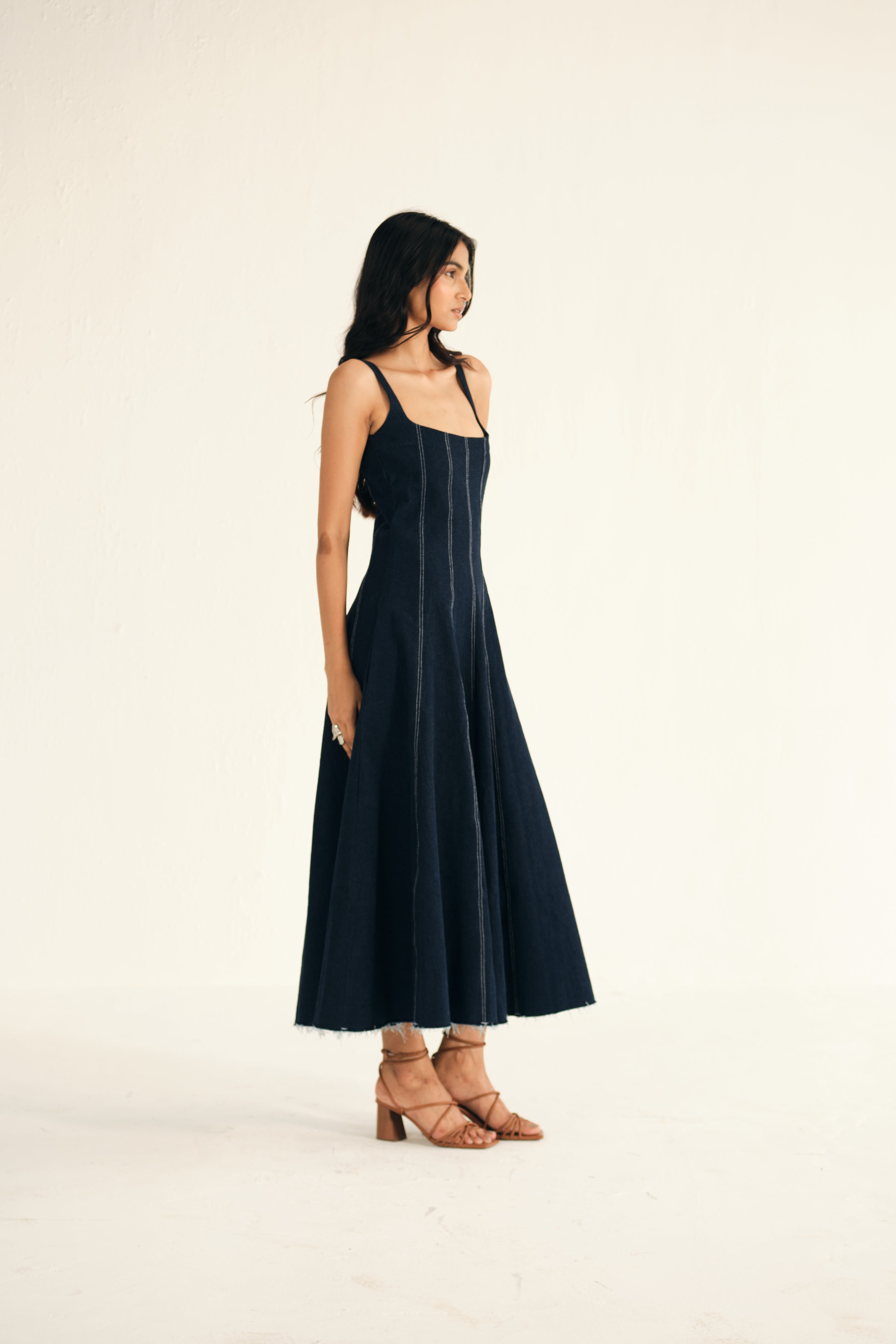 Denim Midi Dress