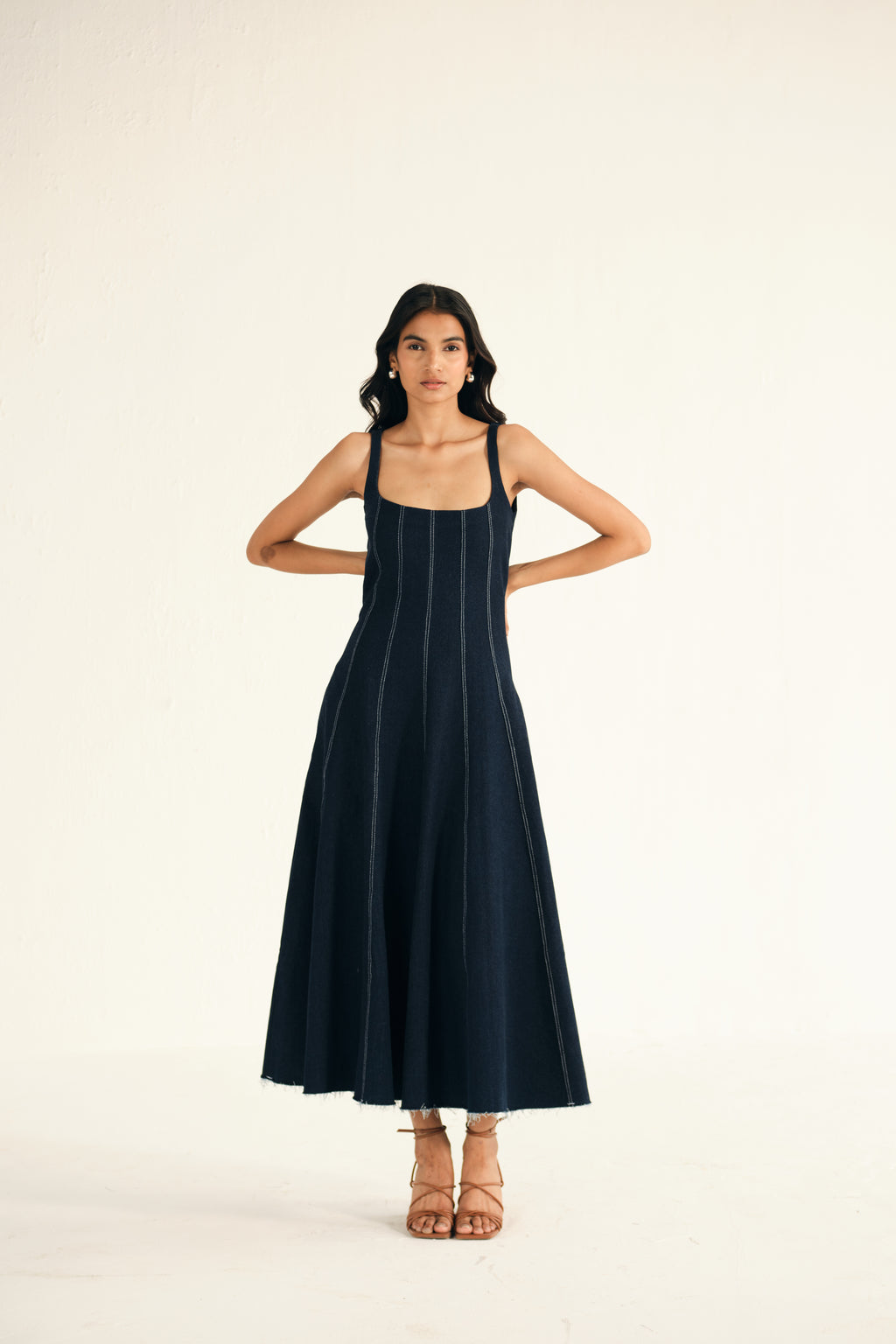 Denim Midi Dress