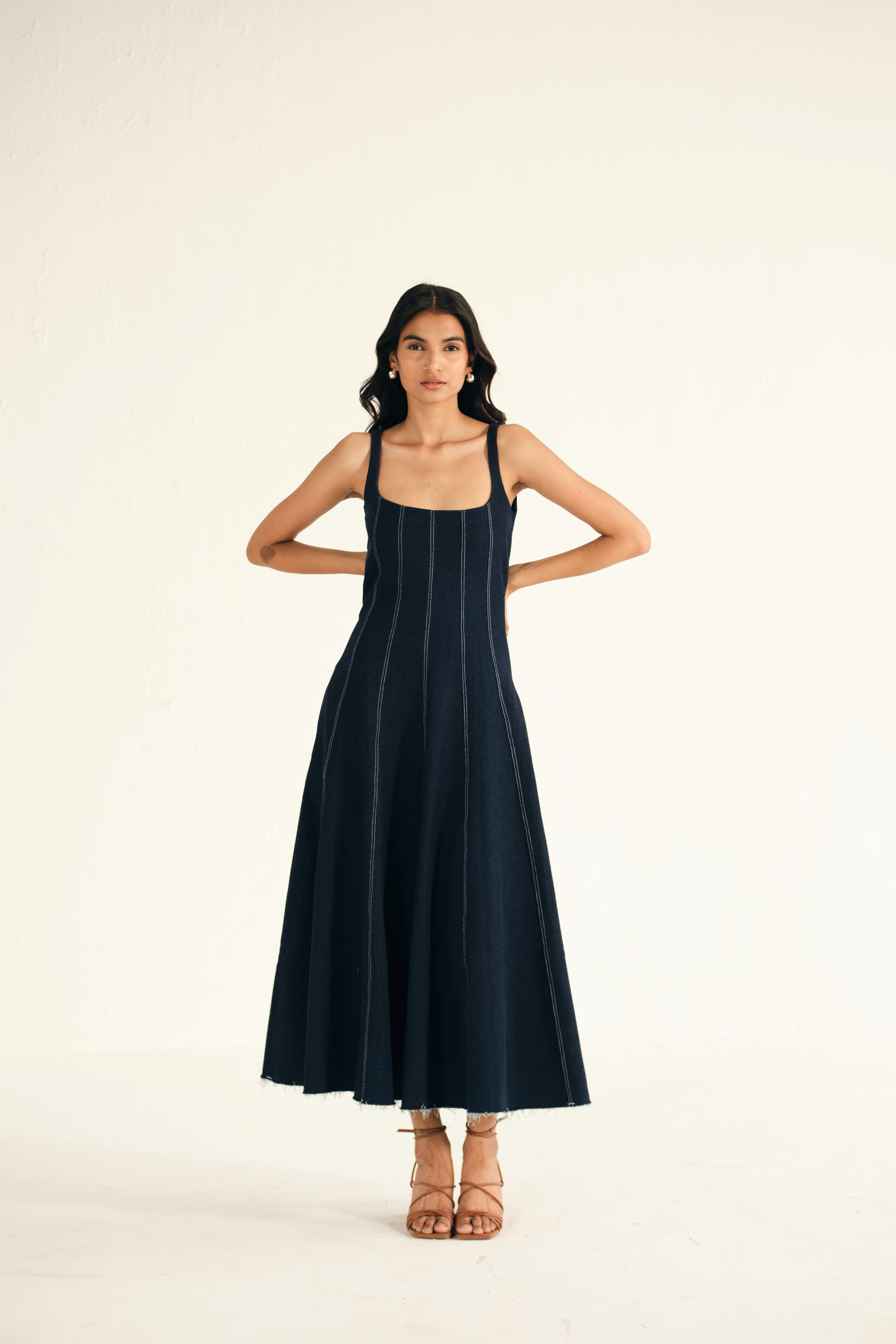Denim Midi Dress