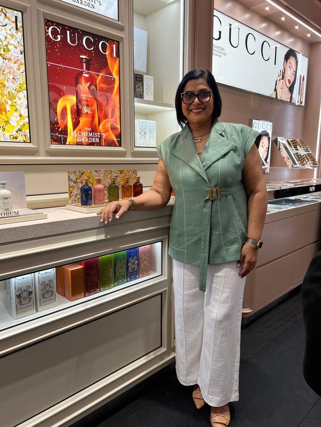 100% Linen Cap Sleeves Jacket | Green