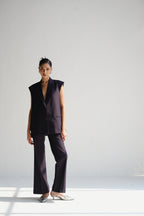 Sleeveless Waistcoat | Space Blue