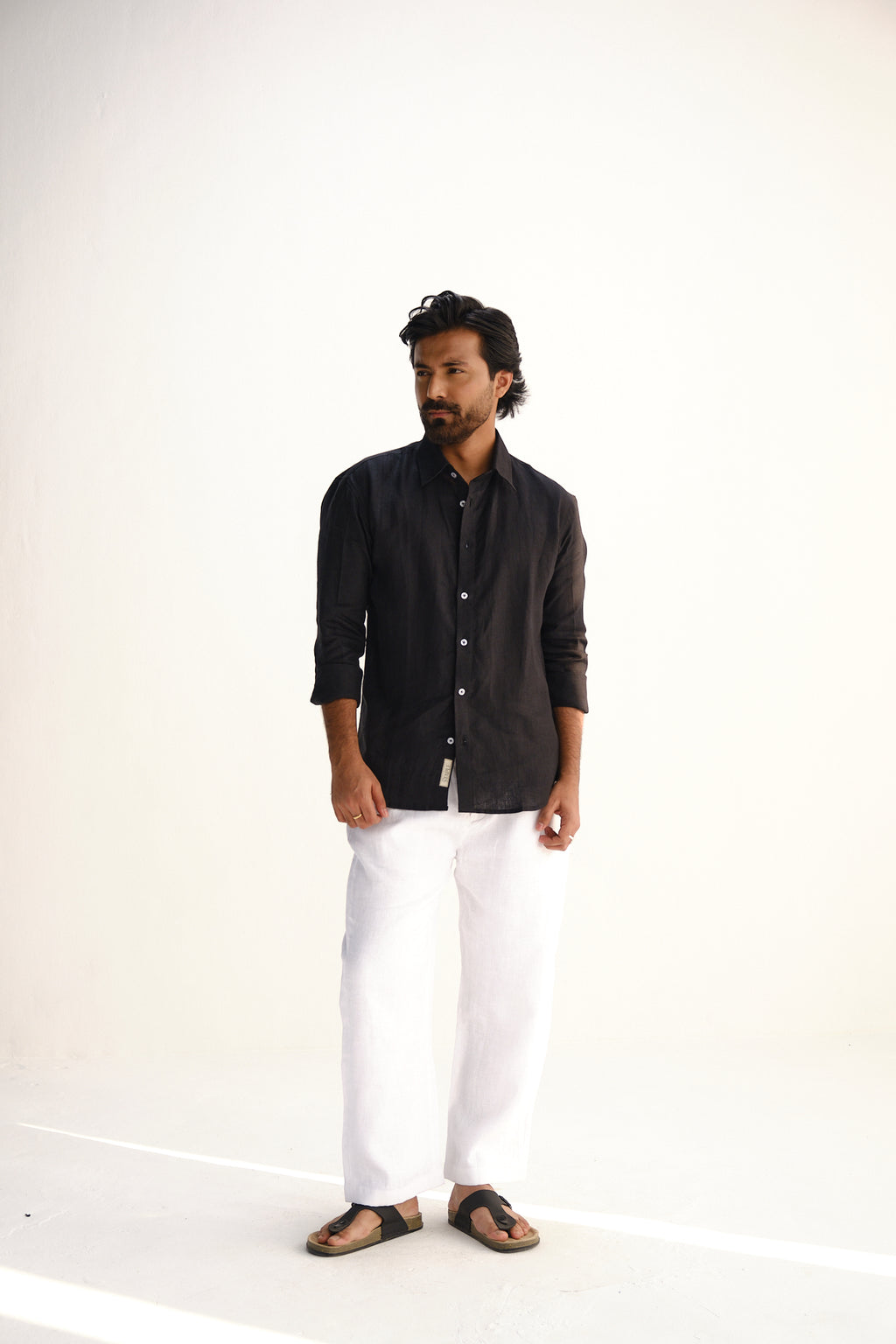 Black Shirt | 100% Linen