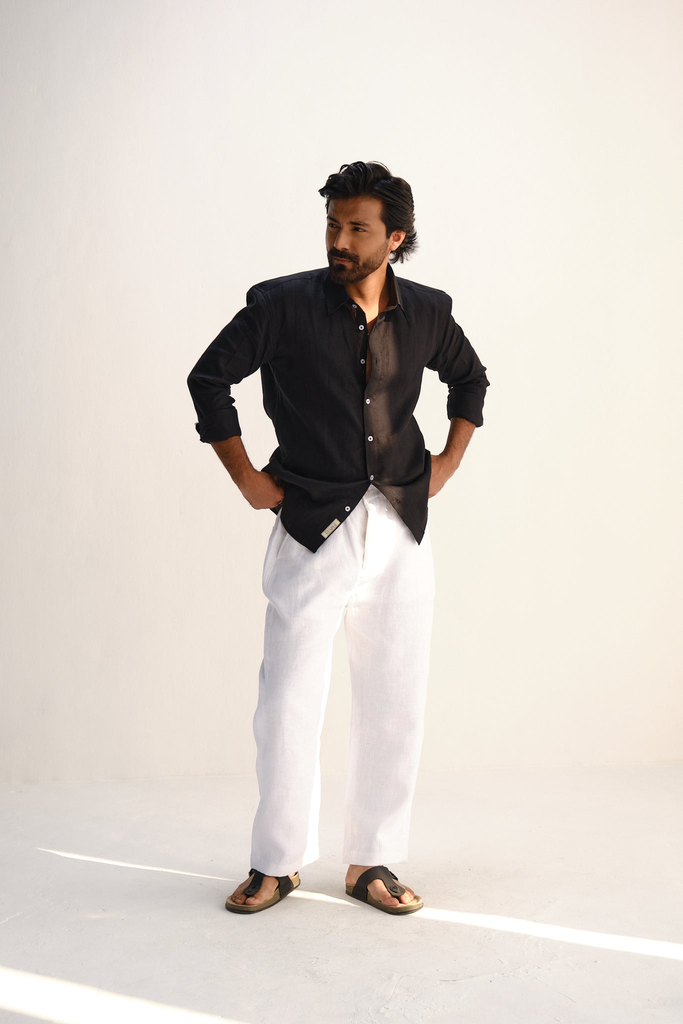 Black Shirt | 100% Linen