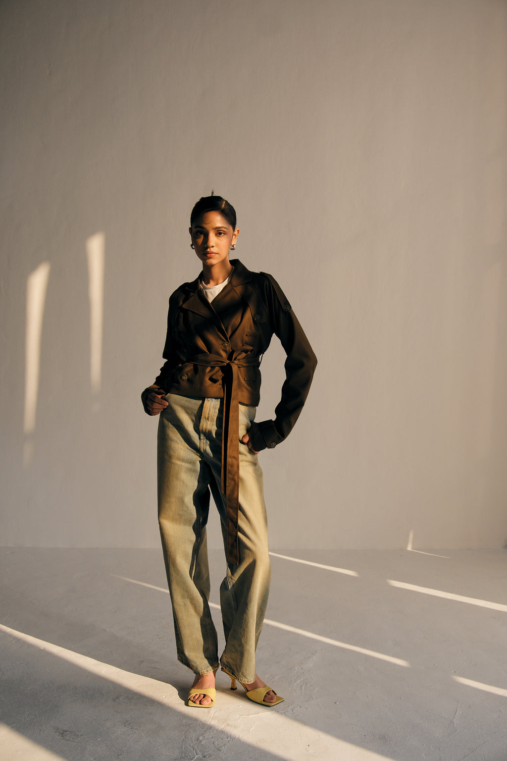 Cocoa Crop Trench Coat | Brown
