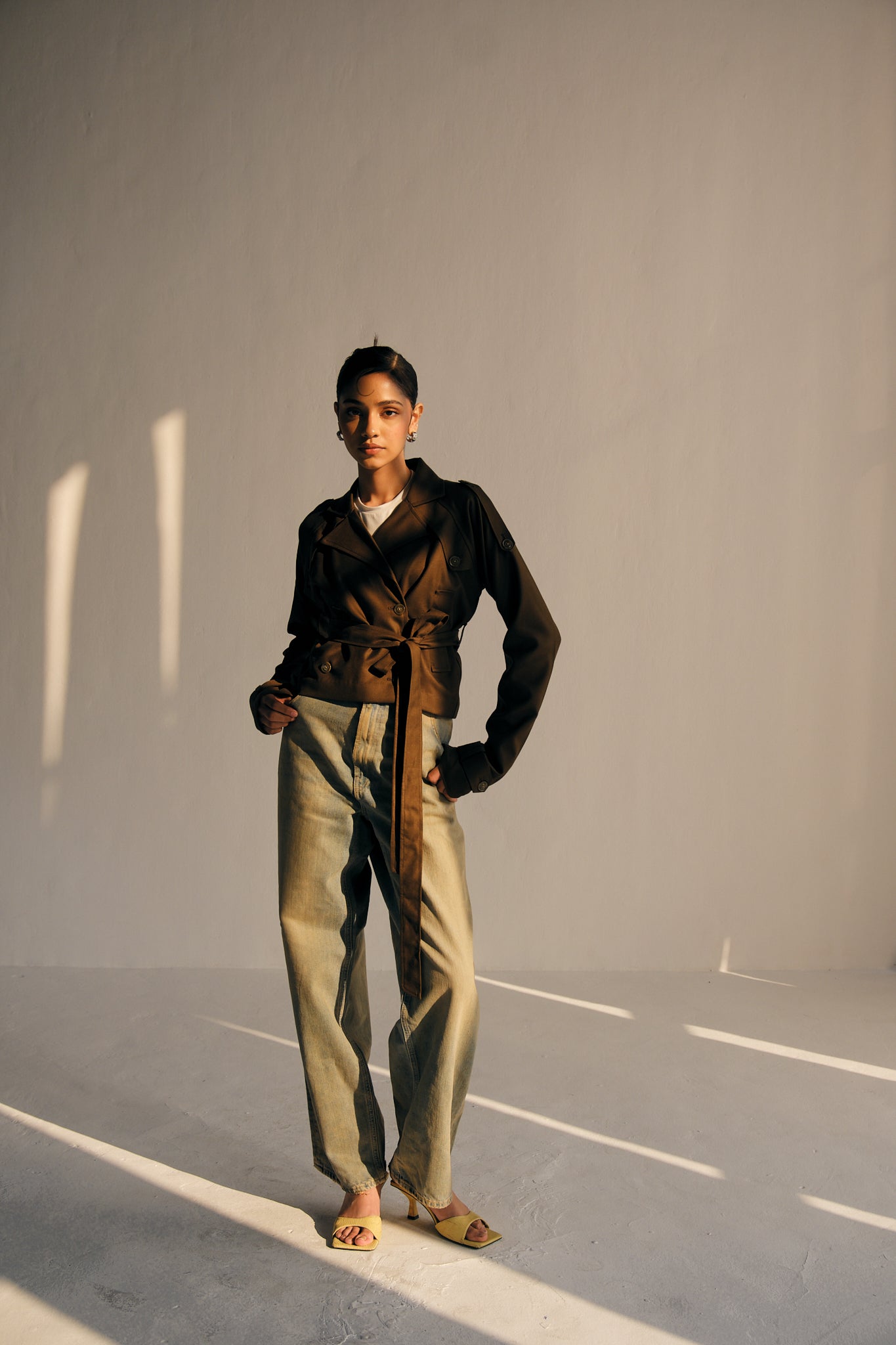 Cocoa Crop Trench Coat | Brown