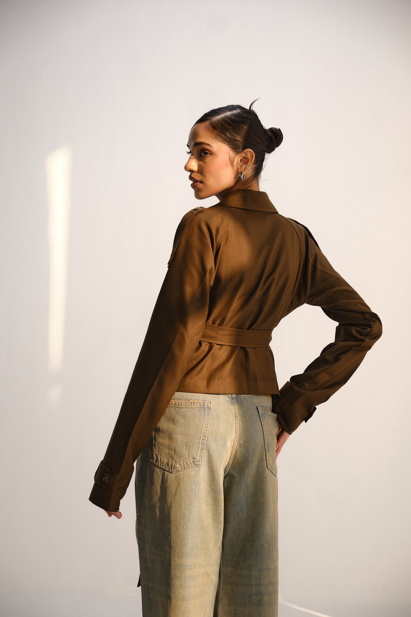 Cocoa Crop Trench Coat | Brown