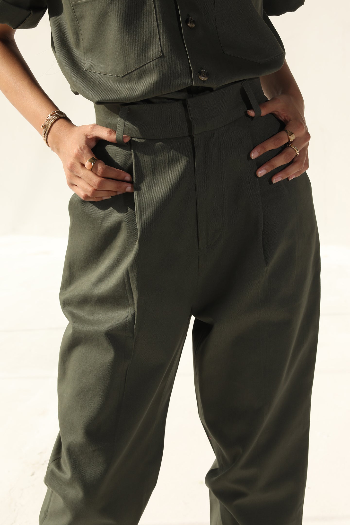 Dad Pants | Olive Green