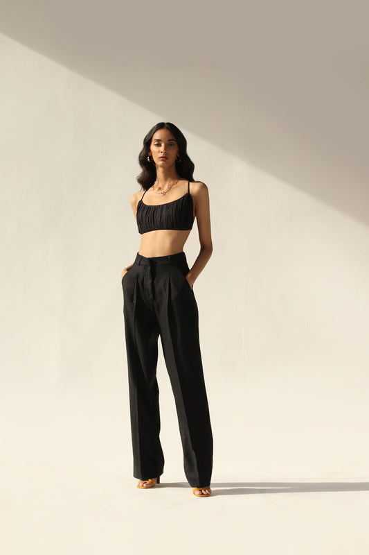 Straight Pants | Black